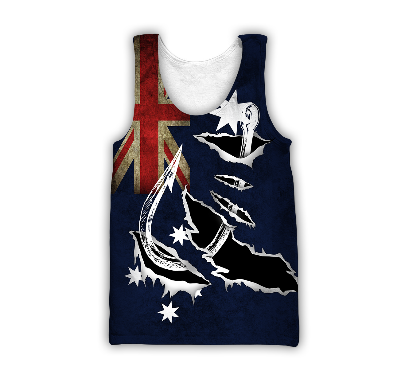 Custom name Hooked on fishing Australia design 3d print shirts