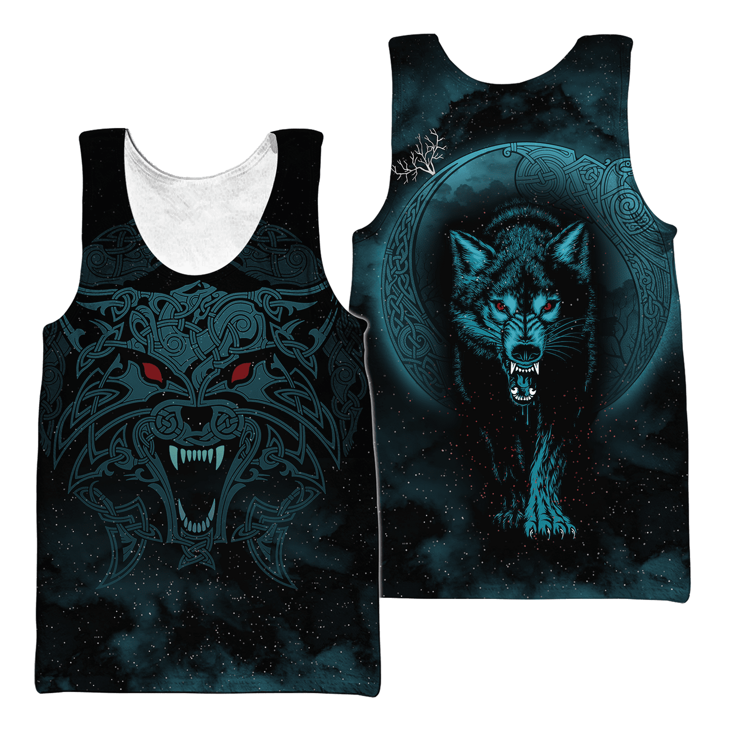 Wolf Viking 3D All Over Printed Unisex Shirts