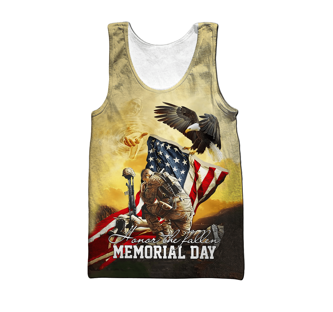 Honor the Fallen Memorial Day US Veteran 3D All Over Printed Unisex Hoodie HHT20052106