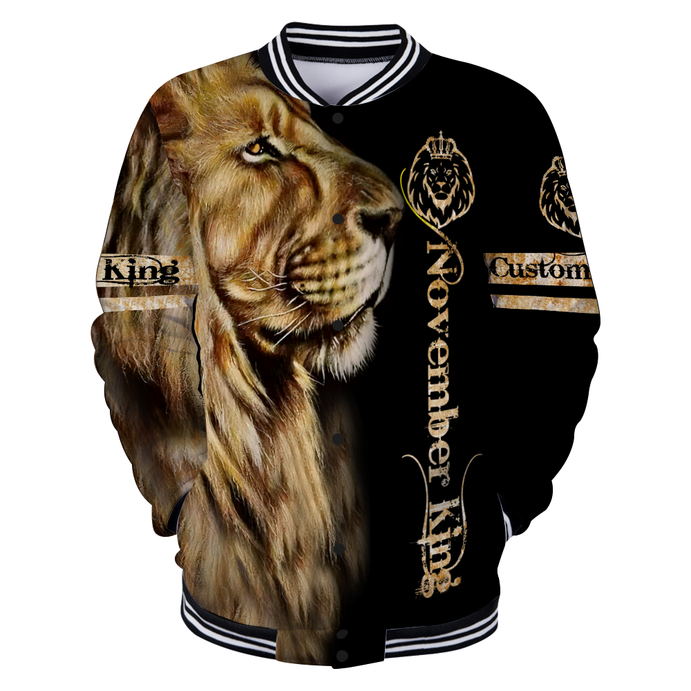 Custom Name November King 3D All Over Printed Unisex Shirts