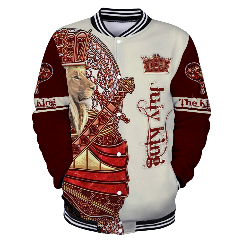 July King Lion Royal 3D All Over Printed Unisex Shirts