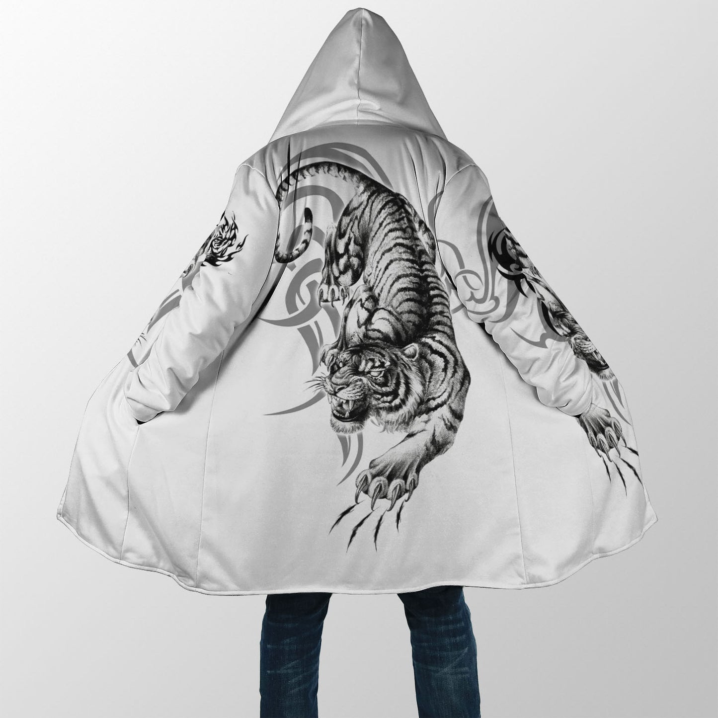White Tiger Tattoo 3D All Over Printed Unisex Shirts