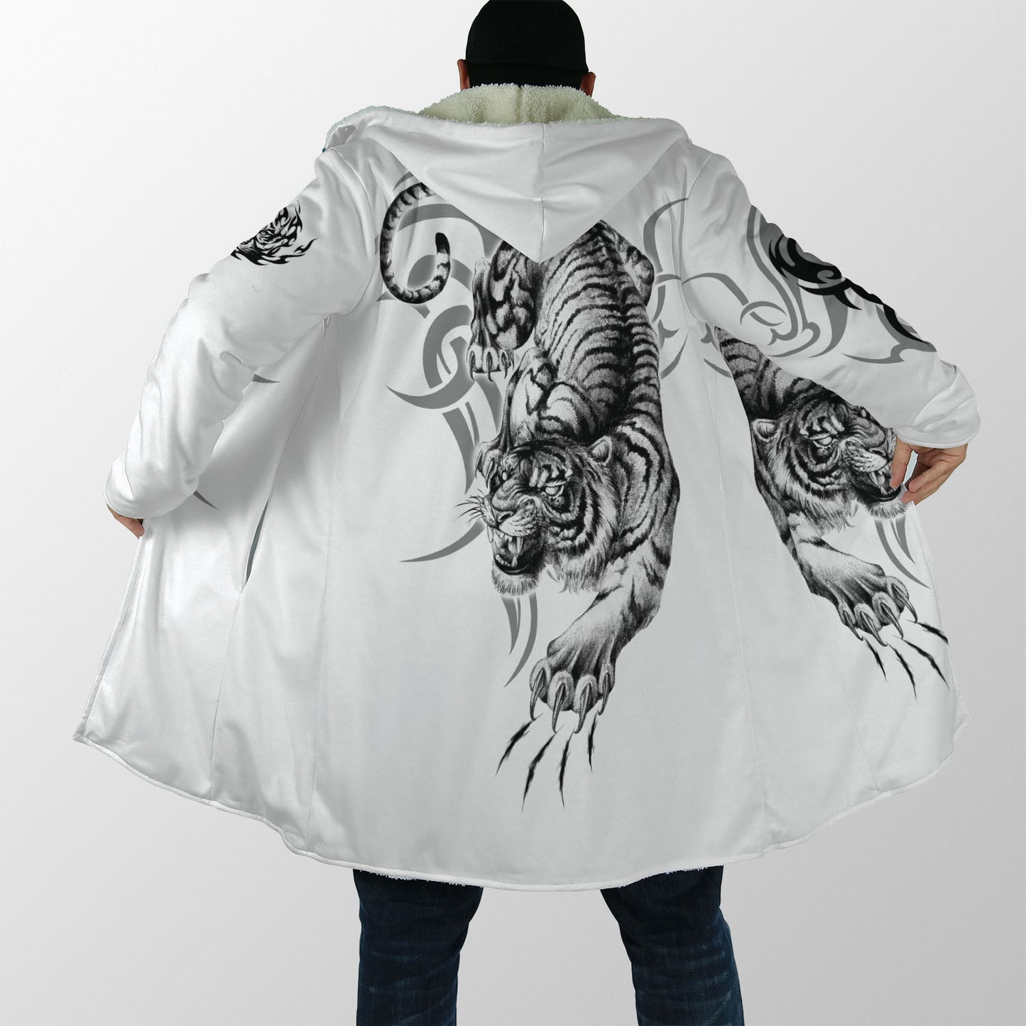 White Tiger Tattoo 3D All Over Printed Unisex Shirts
