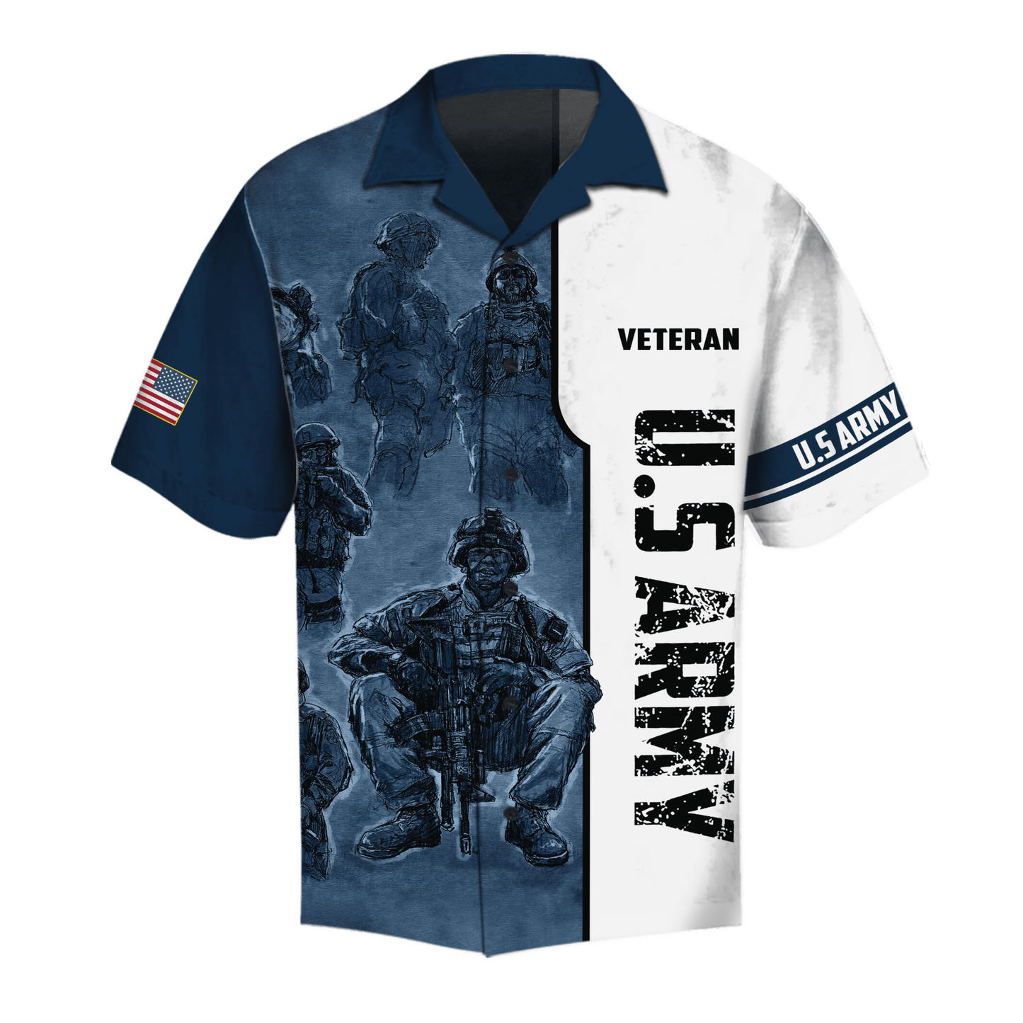 US Veteran 3D All Over Printed Unisex Hoodie Pi24052107