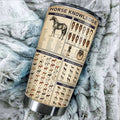 Horse Knowledge Stainless Steel Tumbler TA031615-TA-Vibe Cosy™