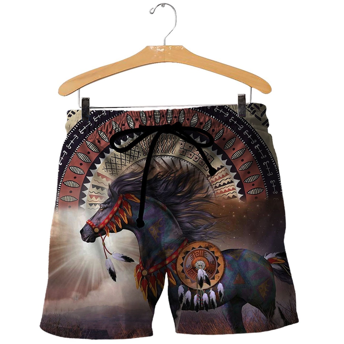 Love Horse 3D All over print for Men and Women shirt HR22-Apparel-NNK-Shorts-S-Vibe Cosy™