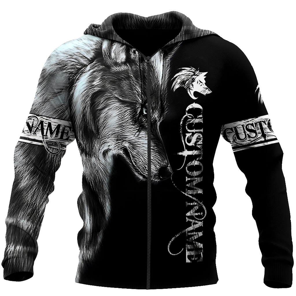Personalized Wolf All Over Printed Shirts For Men and Women MH010920S3