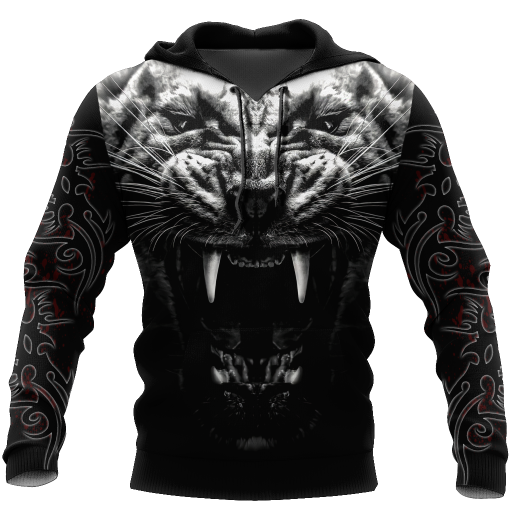 Tattoo White Tiger 3D All Over Printed Unisex Shirts