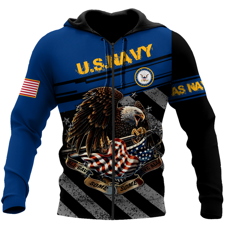 US Navy US Veteran 3D All Over Printed Shirts MH211020