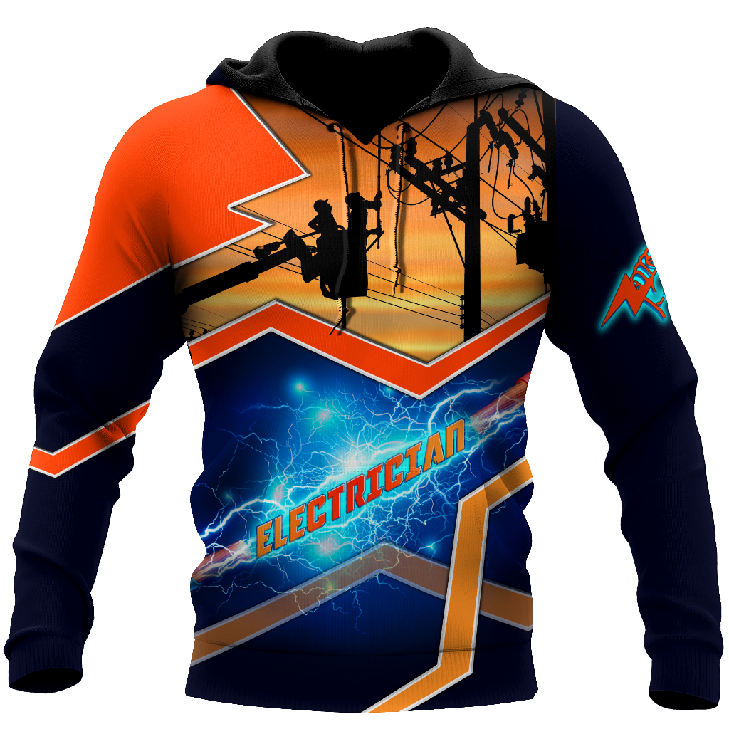 Premium Unisex All Over Printed Electrician Shirts MEI