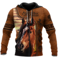 Love Horse 3D All Over Printed Shirt Hoodie For Men And Women Pi150401-Apparel-TA-Zipped Hoodie-S-Vibe Cosy™