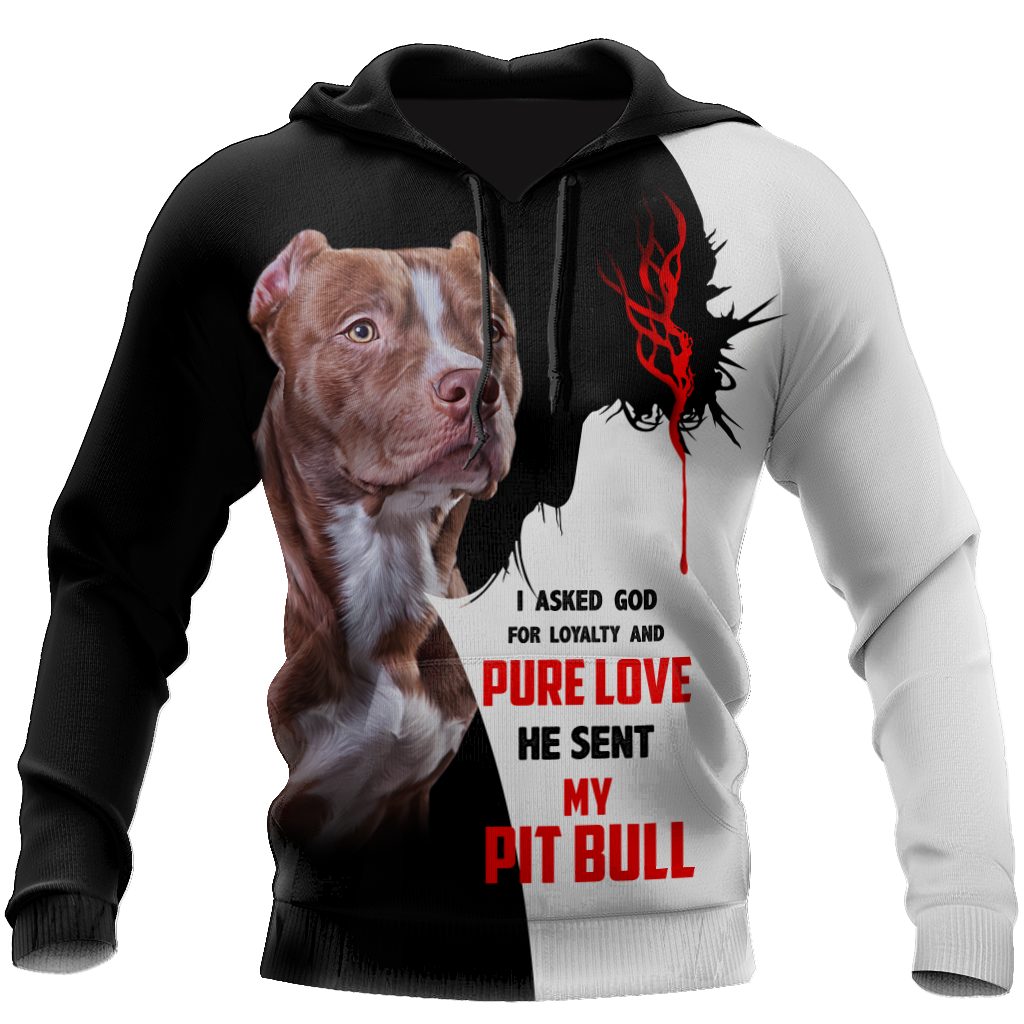 Premium God Sent Me My Pit Bull Unisex Shirts