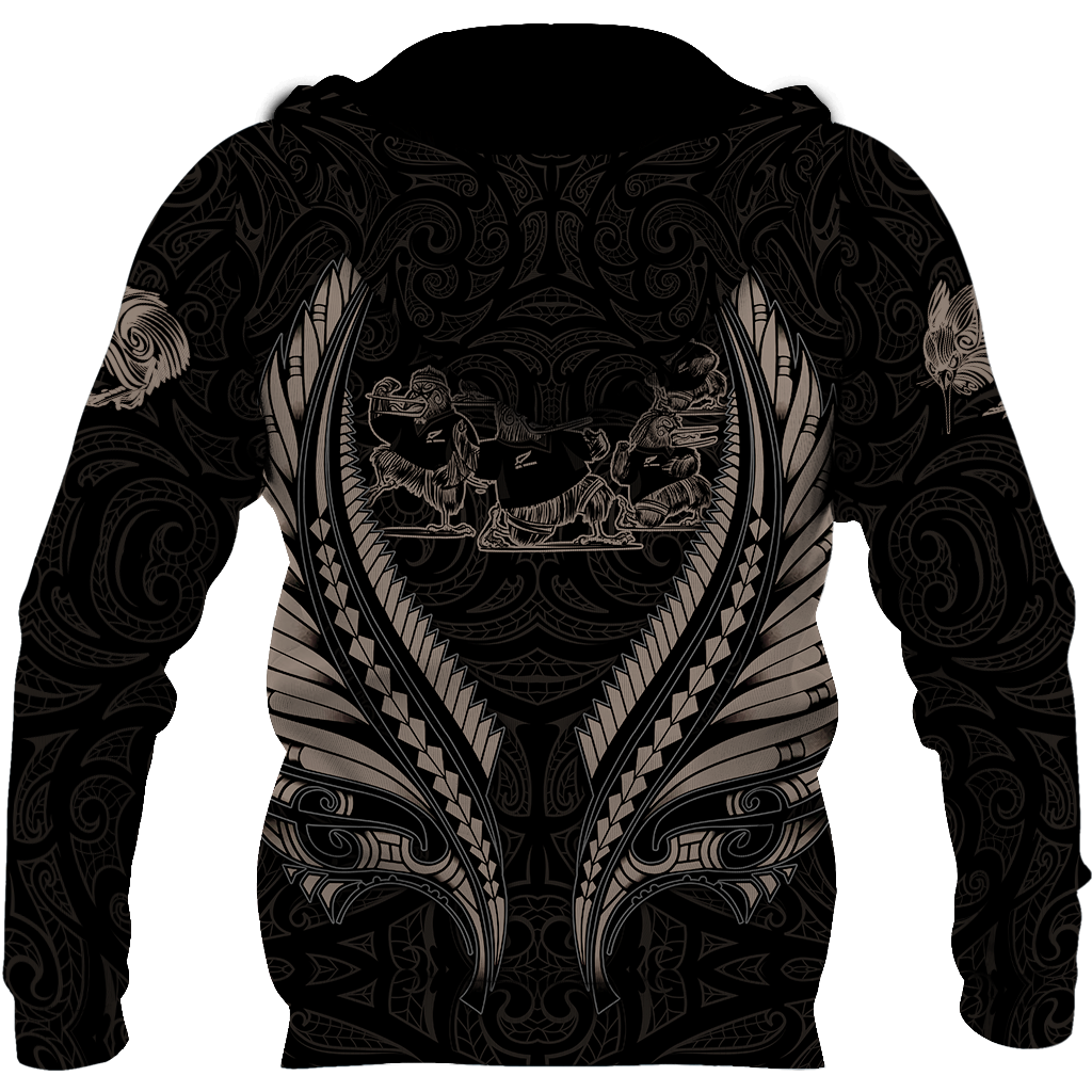 Aotearoa's Love Is Too Big In Me Hoodie Silver Fern Patterns Maori JJ241201 PL-Apparel-PL8386-Hoodie-S-Vibe Cosy™