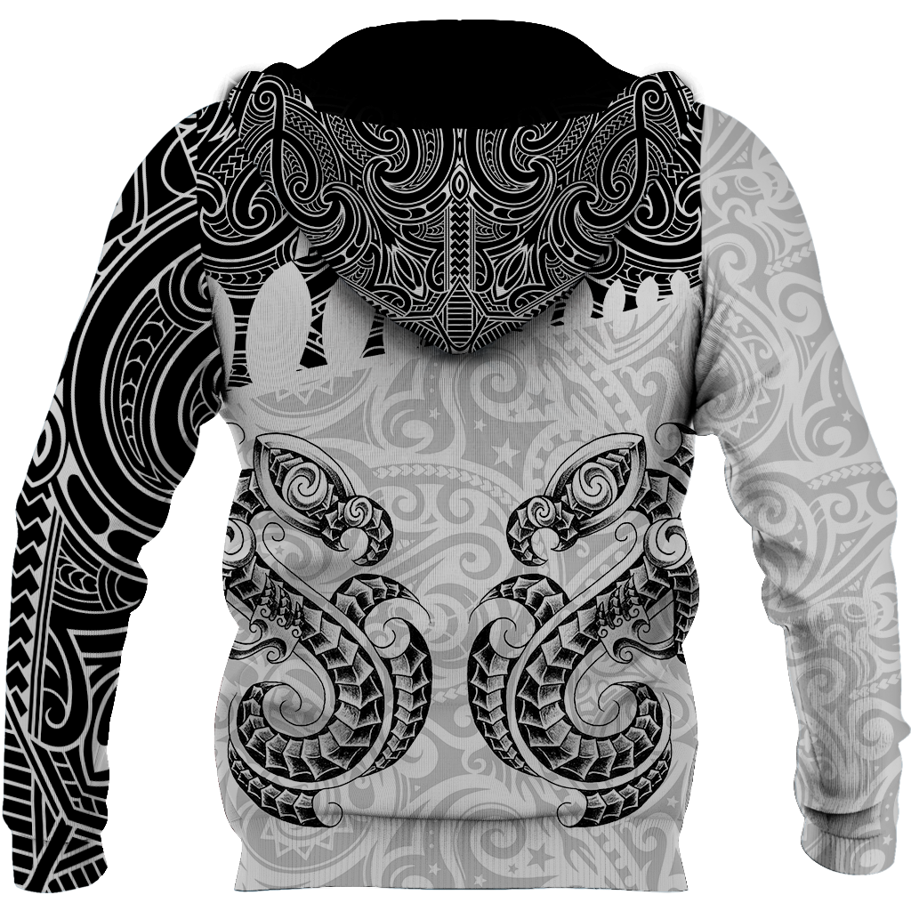 Aotearoa Maori manaia 3d all over printed shirt and short for man and women JJ030201 PL-Apparel-PL8386-Hoodie-S-Vibe Cosy™