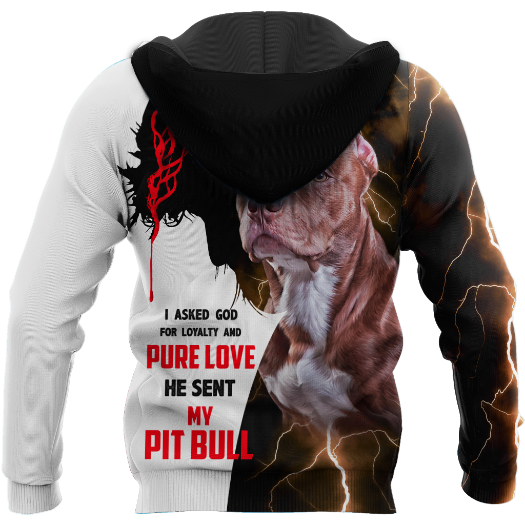 Premium God Sent Me My Pit Bull Unisex Shirts DL1006206