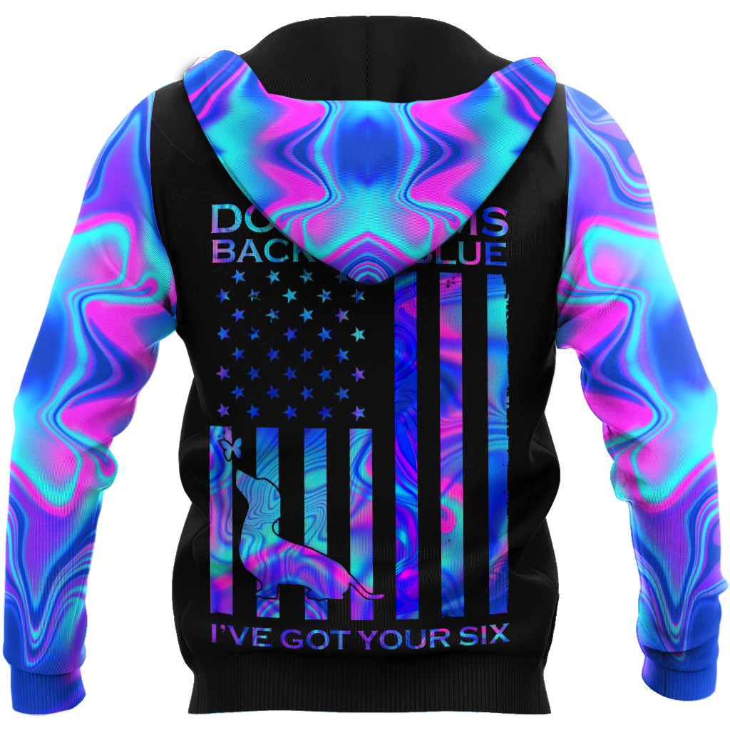 Premium Dachshund Dog America Hologram Unisex Shirts DL20302004