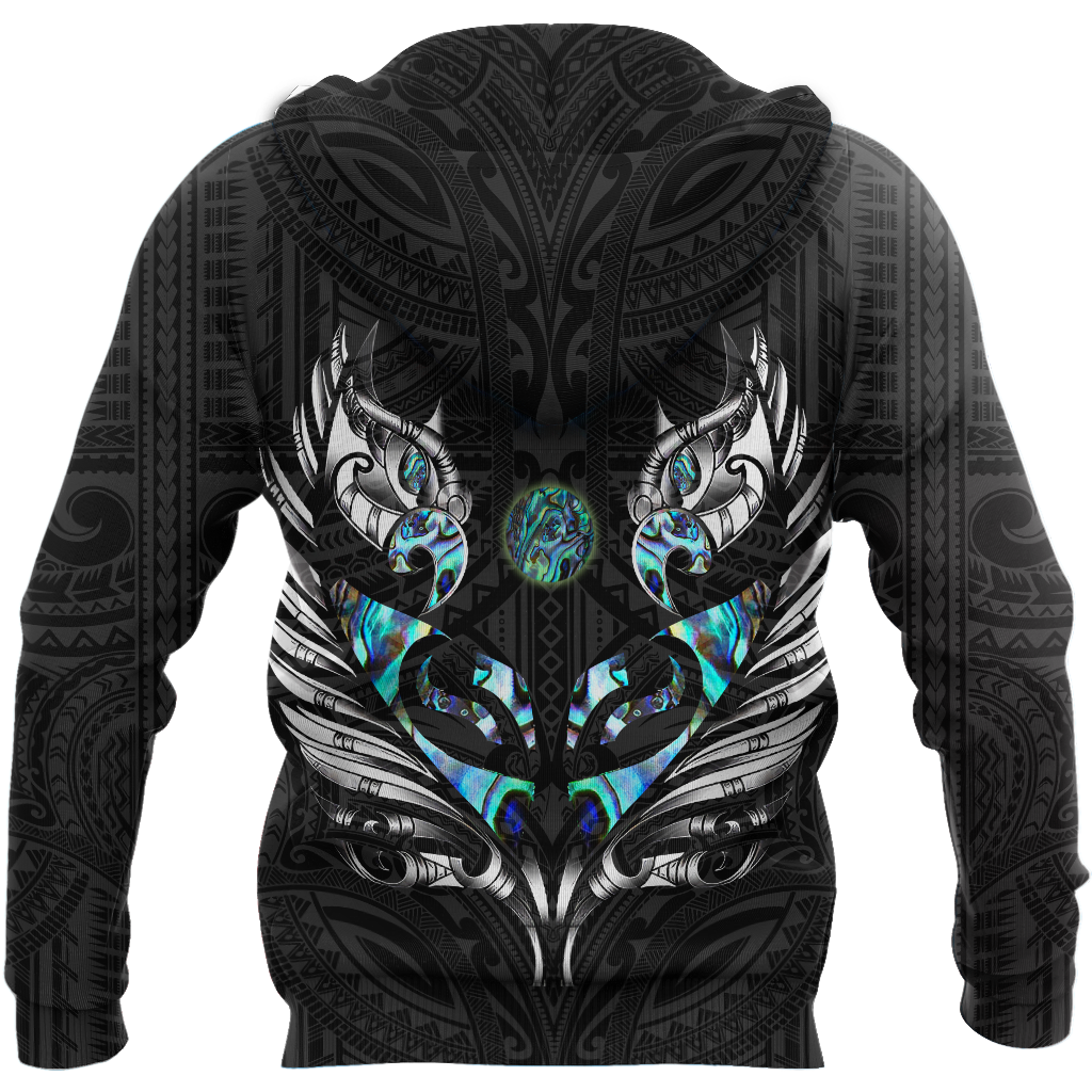New zealand paua fern wing manaia 3d all over printed shirt and short for man and women MH290620