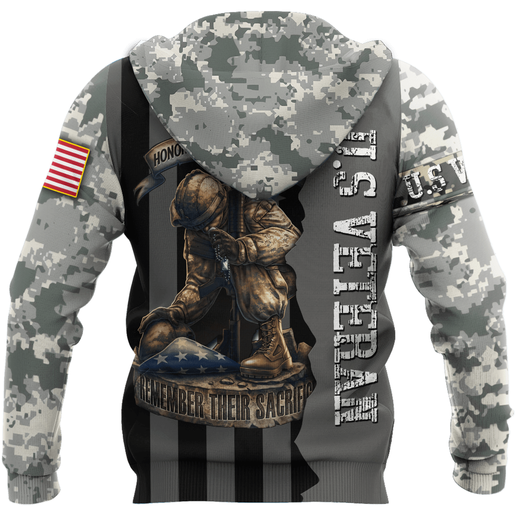 US Veteran Honoring Our Heroes Remember Their Sacrifice 3D All Over Printed Shirts For Men and Women TA09162005