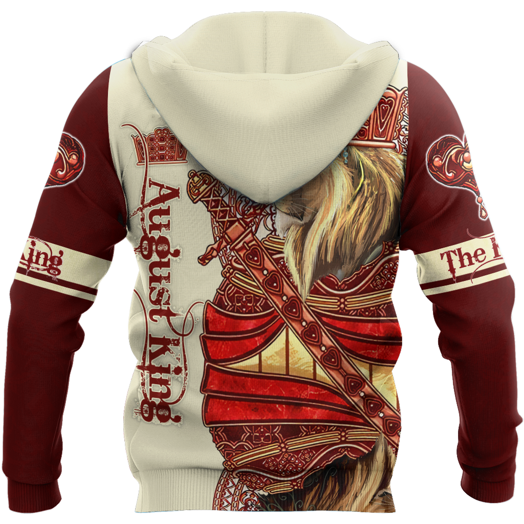 August King Lion Royal 3D All Over Printed Unisex Shirts