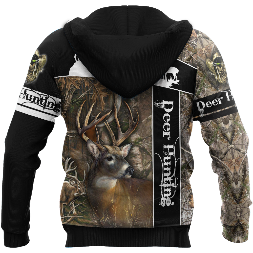 Version 3 Huntaholic - Deer Hunting 3D All Over Printed Shirts For Men And Woman