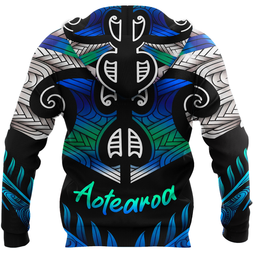 Aoteatoa New Zealand Maori 3d all over printed shirt and short for man and women-Apparel-PL8386-Hoodie-S-Vibe Cosy™