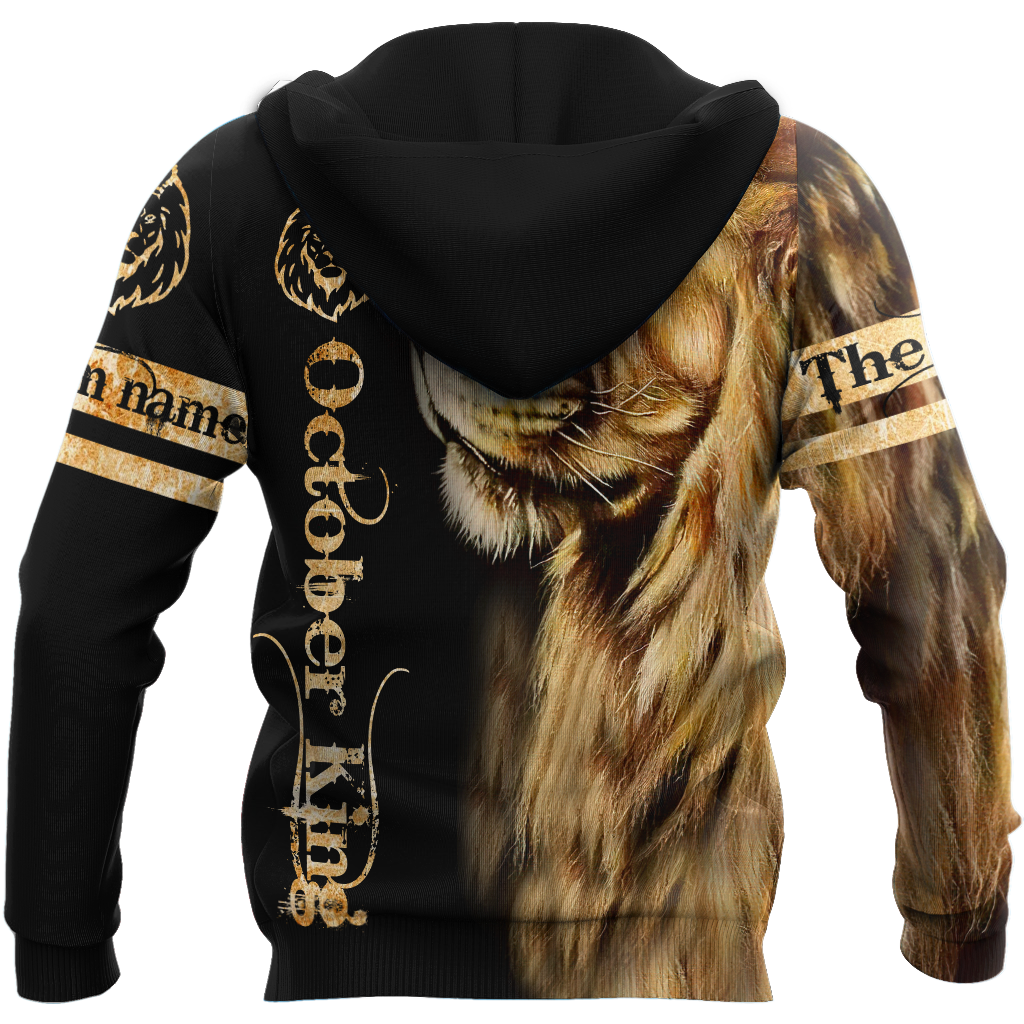 Custom Name October King 3D All Over Printed Unisex Shirts