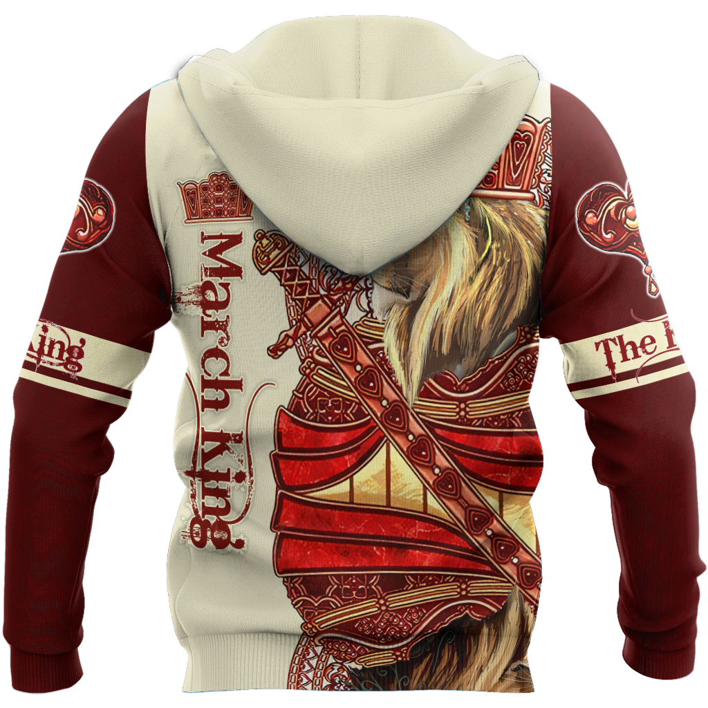 March King Lion 3D All Over Printed Unisex Shirts