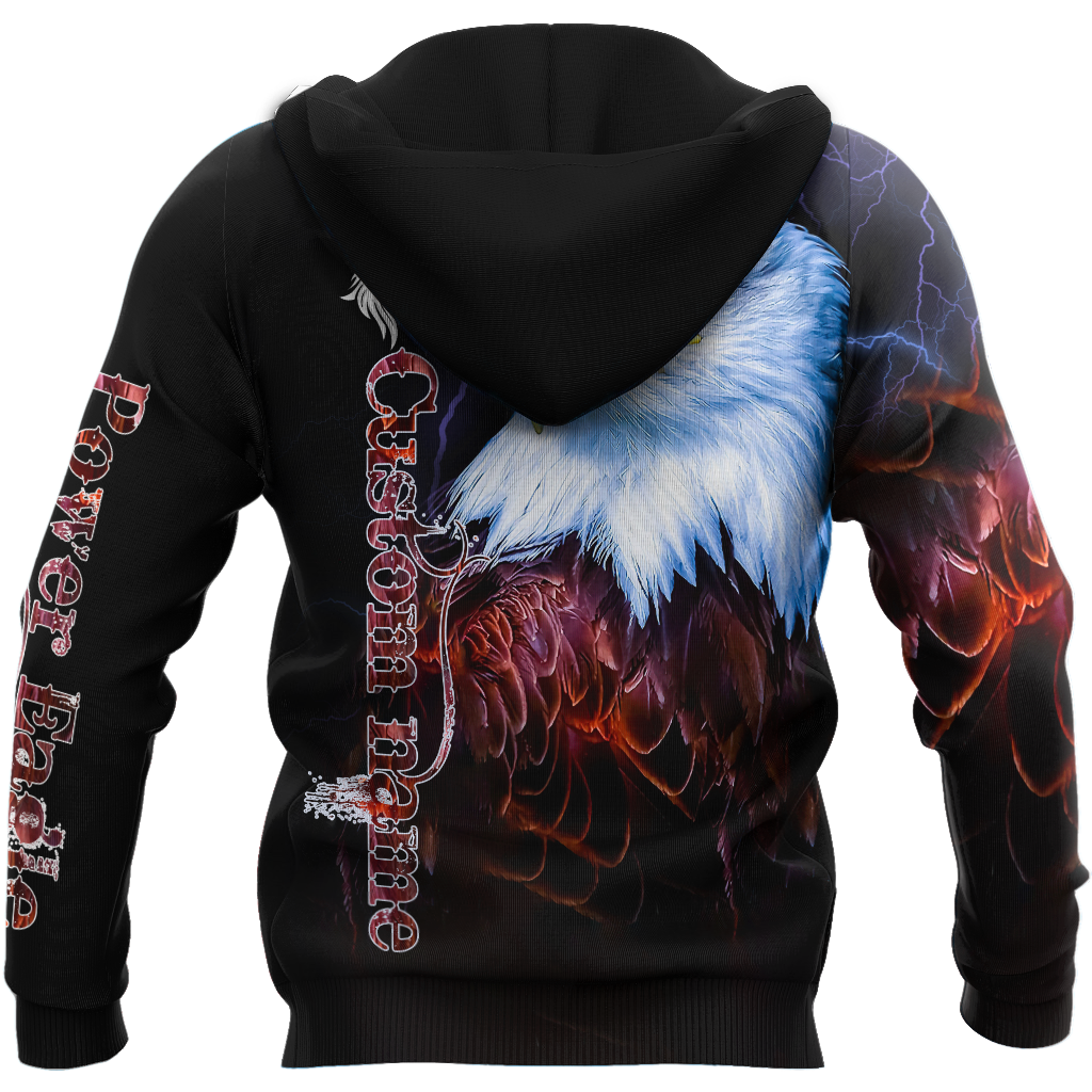 Eagle Custom Name 3D All Over Printed Shirts For Men