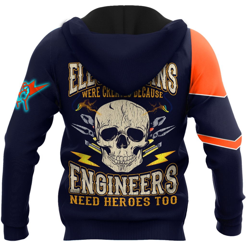 Premium Unisex All Over Printed Electrician Shirts MEI