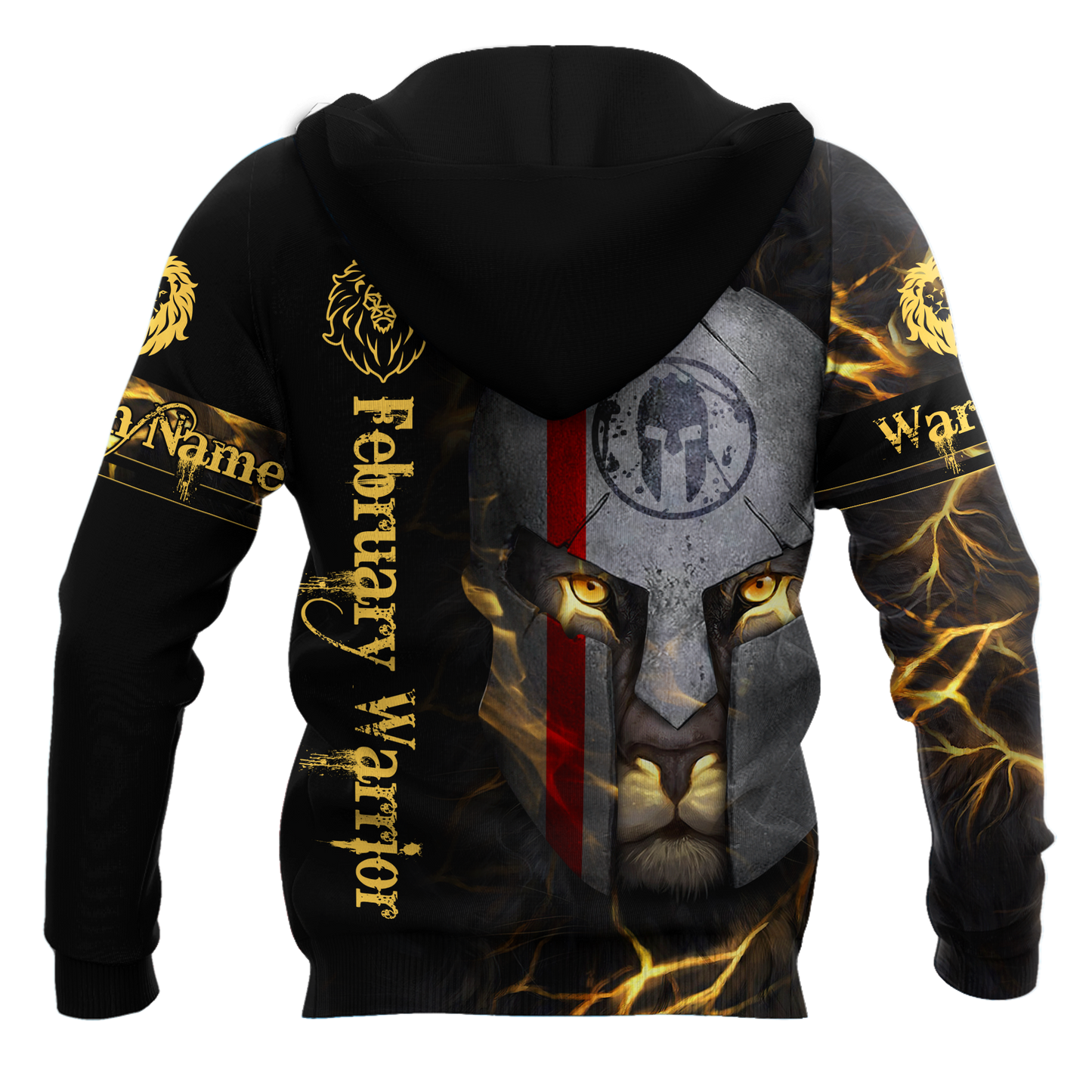 February Spartan Lion Warrior 3D All Over Printed Unisex Shirts