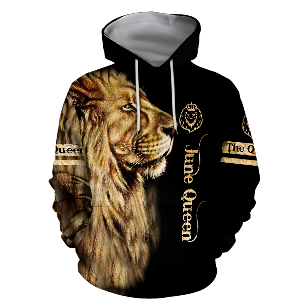 June Lion Queen 3D All Over Printed Shirt for Women