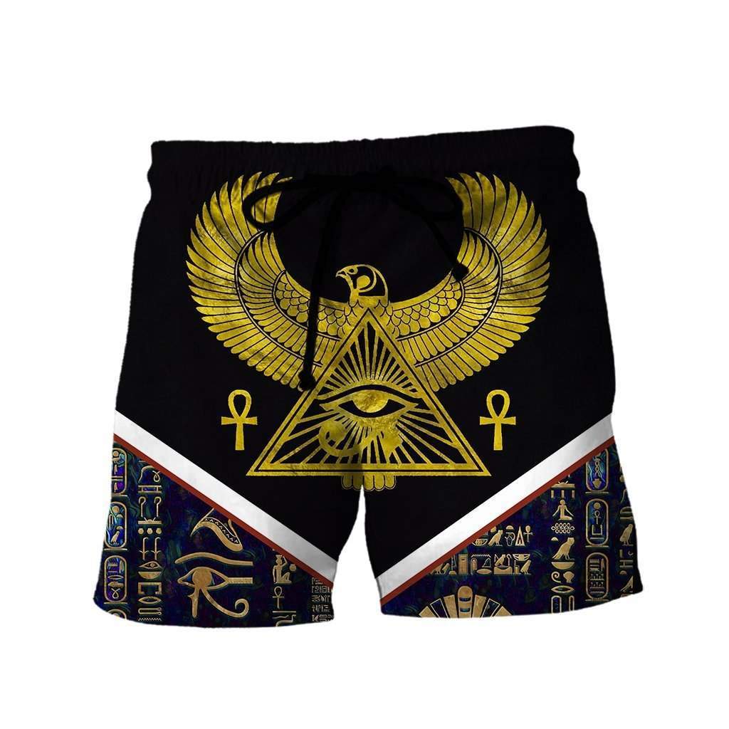 Horus 3D All Over Printed Clothes HC3101-Apparel-Huyencass-Shorts-S-Vibe Cosy™