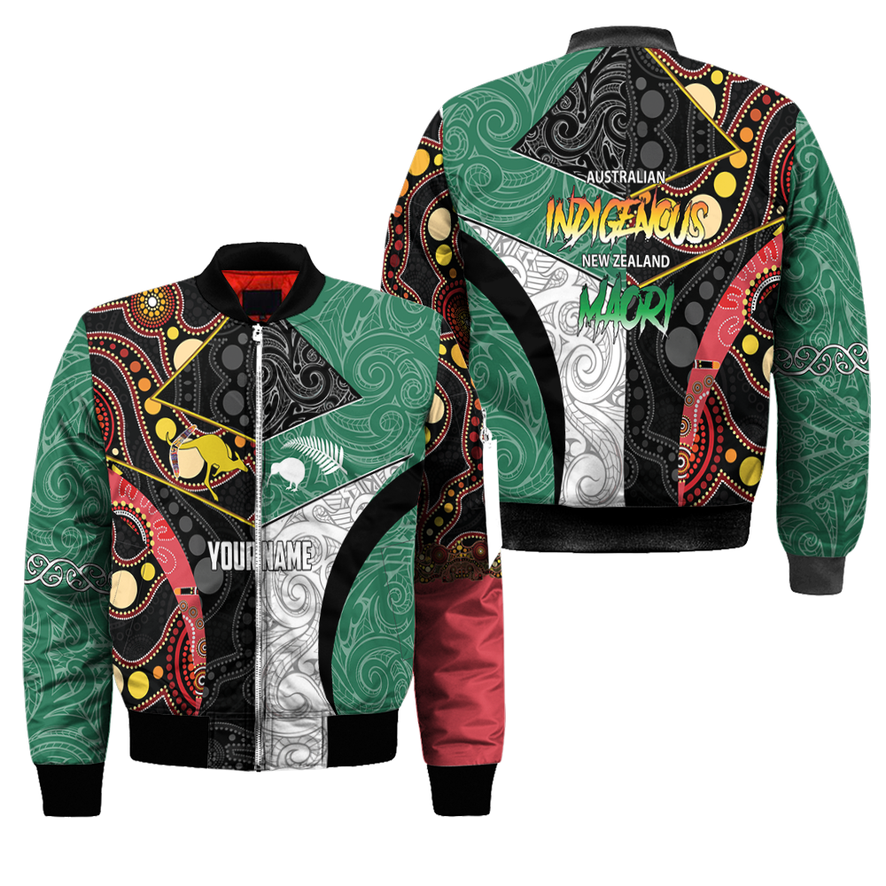 Custom Name Australia Indigenous And New Zealand Maori 3D All Over Printed Unisex