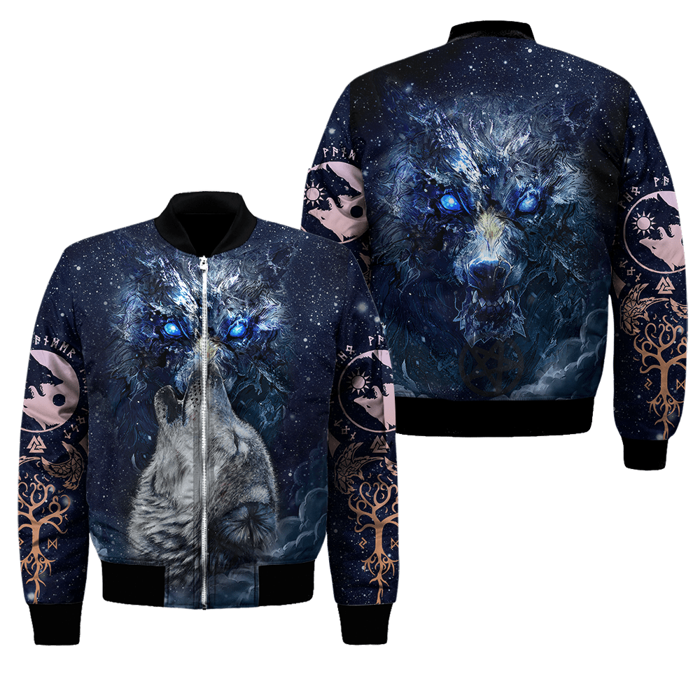 Wolf 3D All Over Printed Unisex Shirts