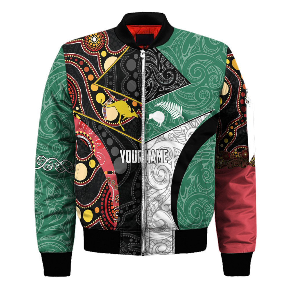 Custom Name Australia Indigenous And New Zealand Maori 3D All Over Printed Unisex