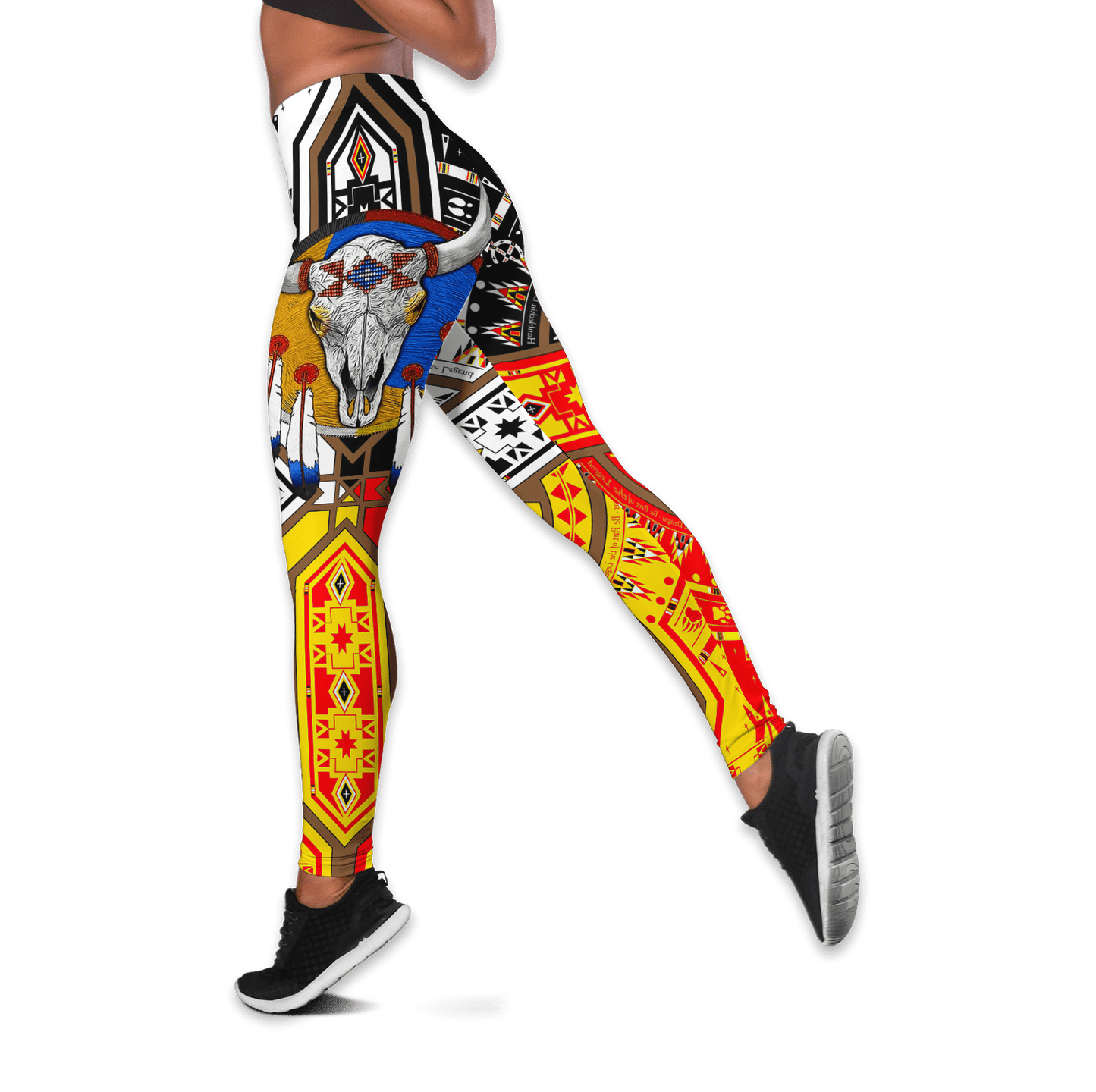 Native American 3D All Over Printed Legging + Hollow Tank