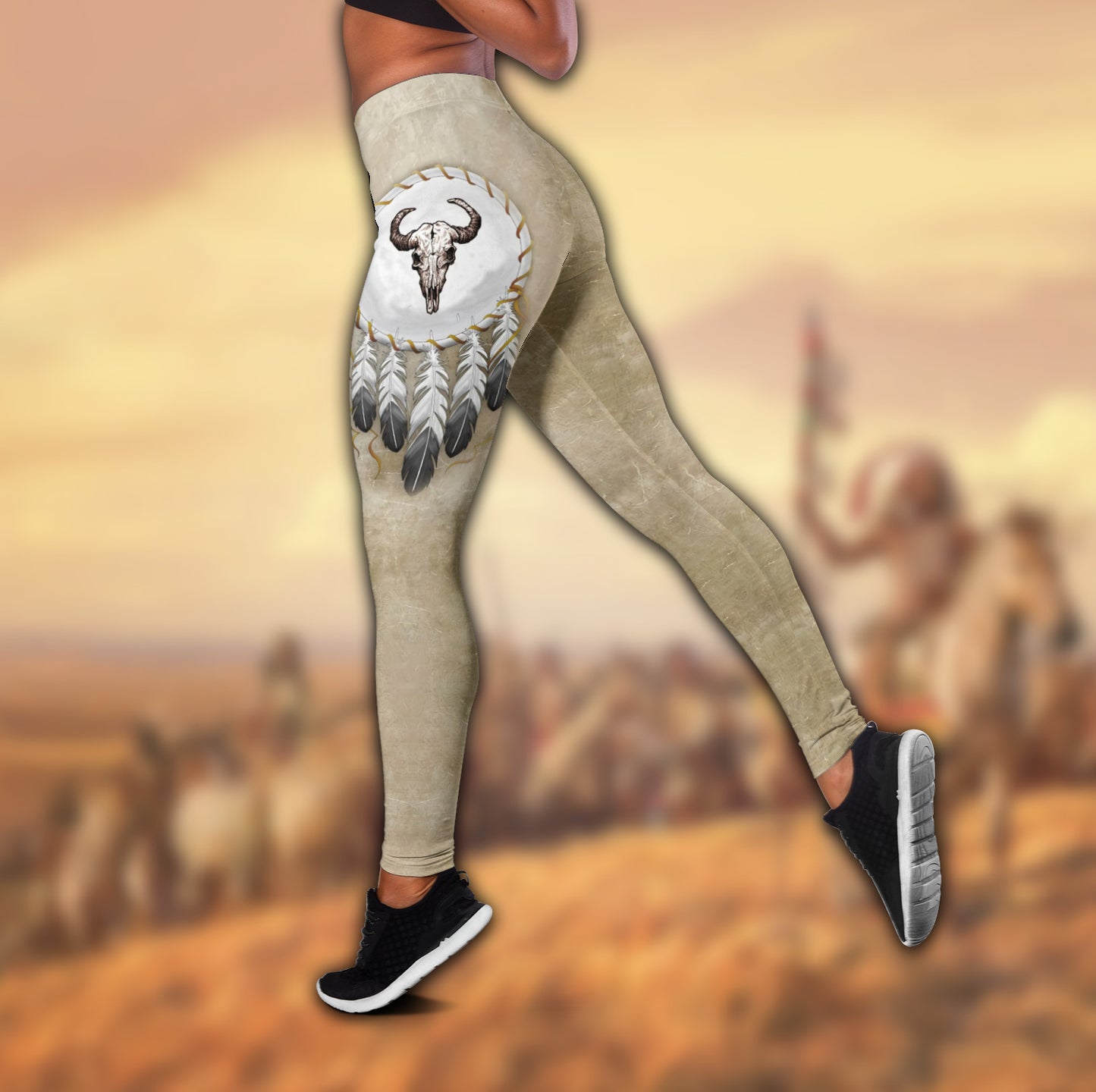 Native American 3D All Over Printed Legging + Hoodie