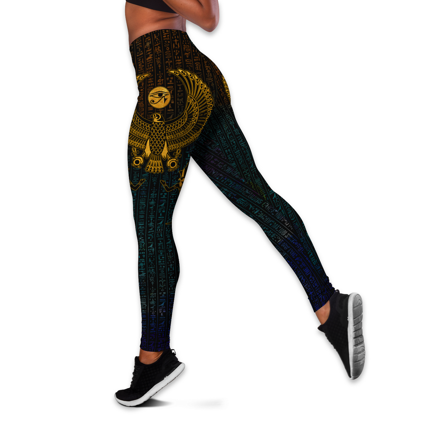 Horus Eye Egypt Anubis Ancient 3D print Combo Legging Tank