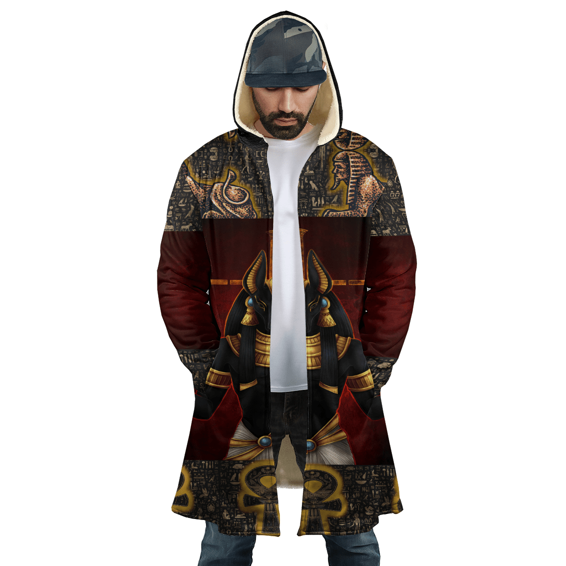 Egyptian Ancient Anubis Gods 3D Design printed Coat