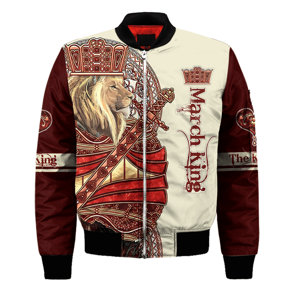 March King Lion 3D All Over Printed Unisex Shirts