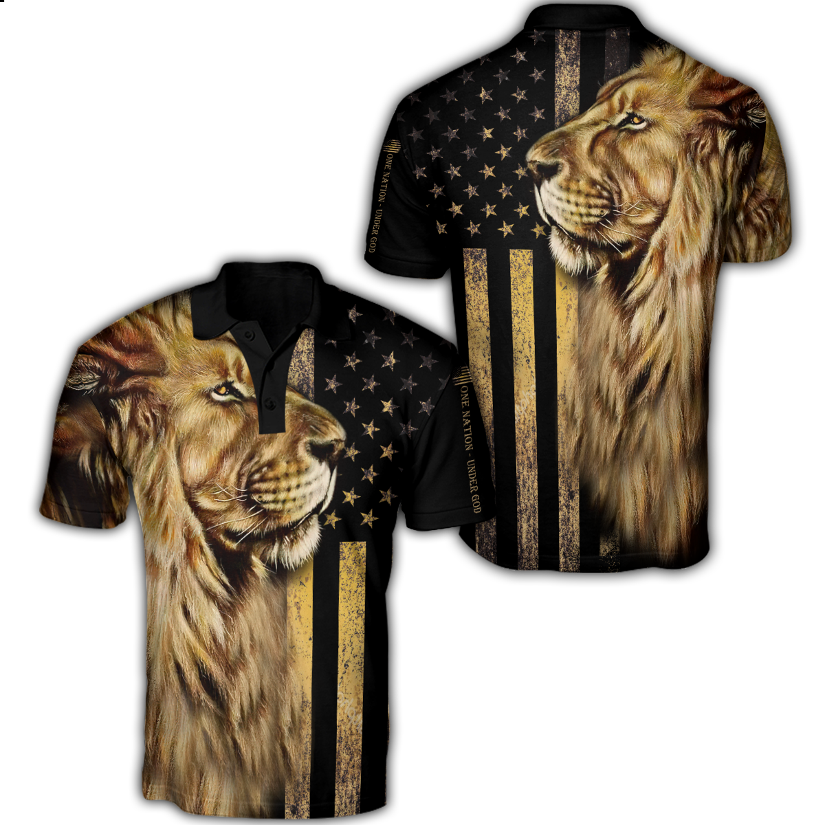 One Nation Under God 3D All Over Printed Unisex Shirts