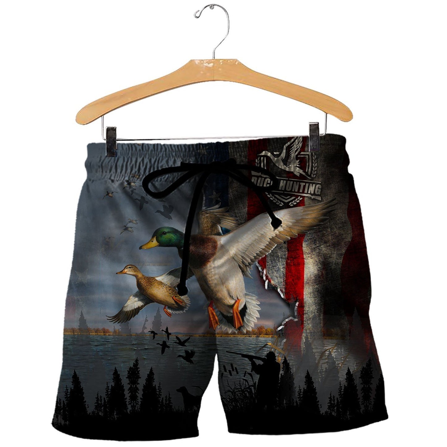 Mallard Duck Hunting 3D All Over Printed Shirts for Men and Women TT0007-Apparel-TT-Shorts-S-Vibe Cosy™