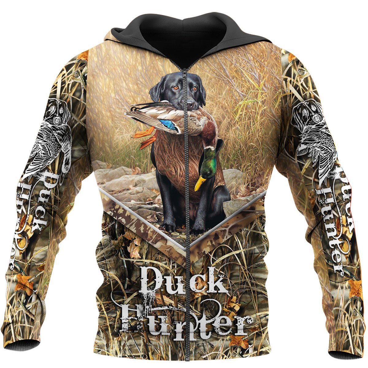 Mallard Duck Hunting 3D All Over Printed Shirts for Men and Women TT141105-Apparel-TT-Zipped Hoodie-S-Vibe Cosy™