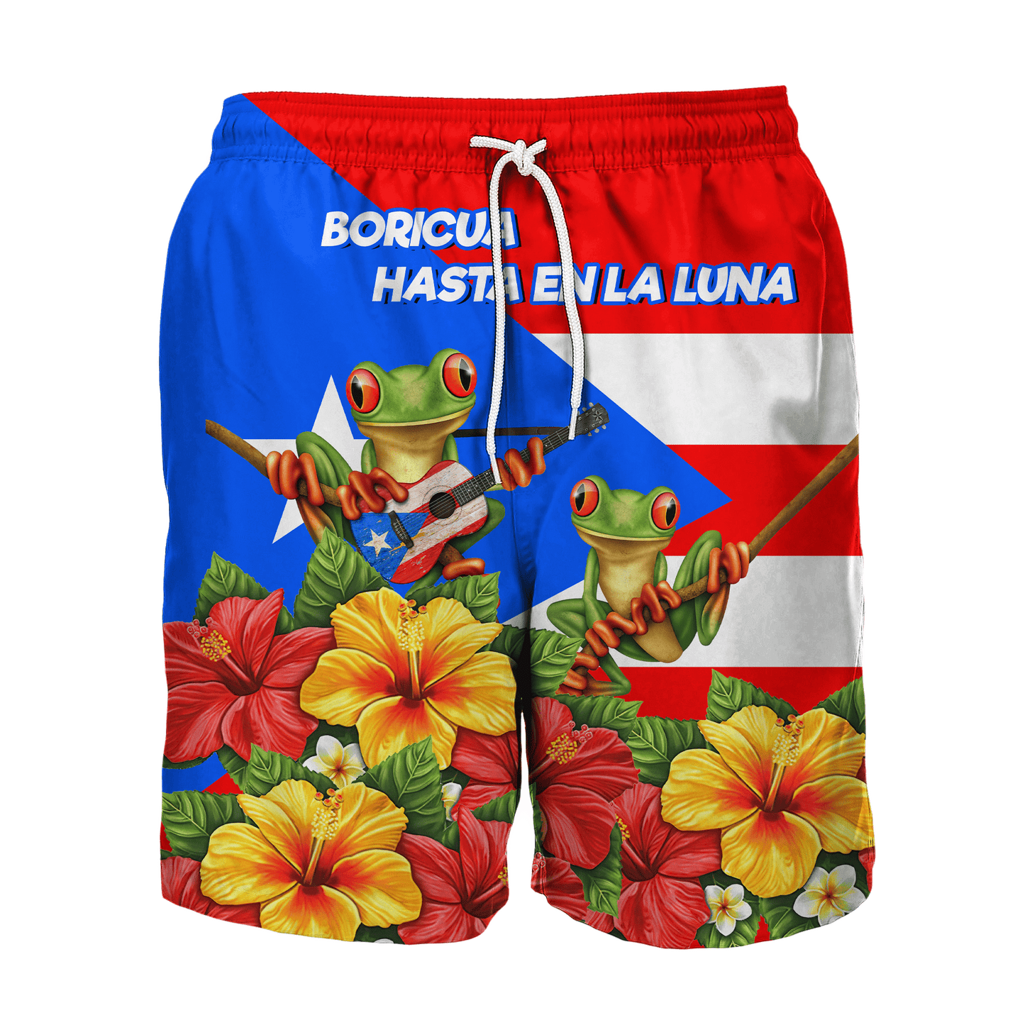 Customize Name Puerto Rico Combo T-Shirt And Board Short MH24032101.S1