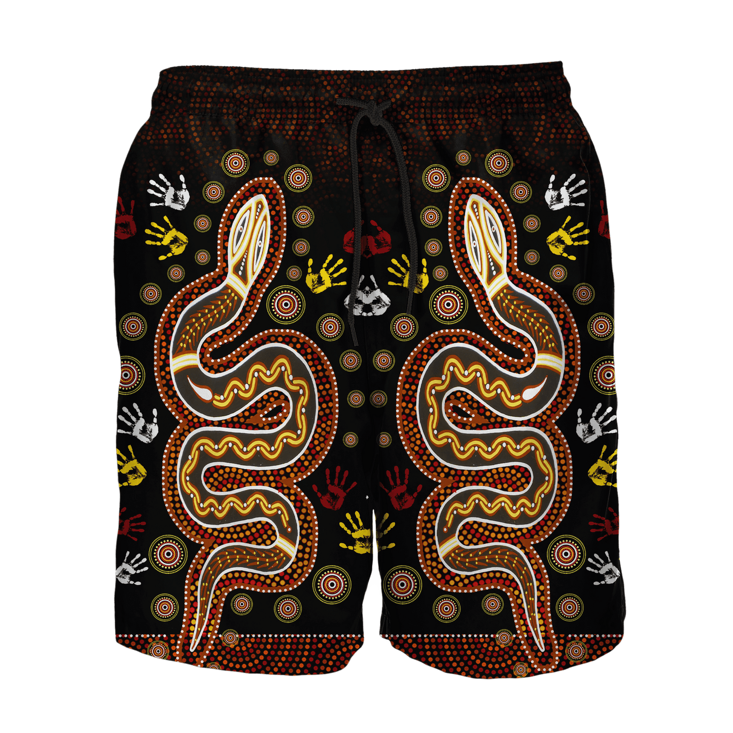 Aboriginal Wedge tailed Eagle Custom Name 3D combo Tshirt Board Short