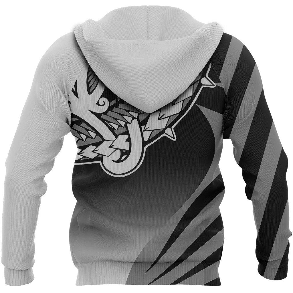Aotearoa Hoodie Maori Tattoo PL277-Apparel-PL8386-Zipped Hoodie-S-Vibe Cosy™