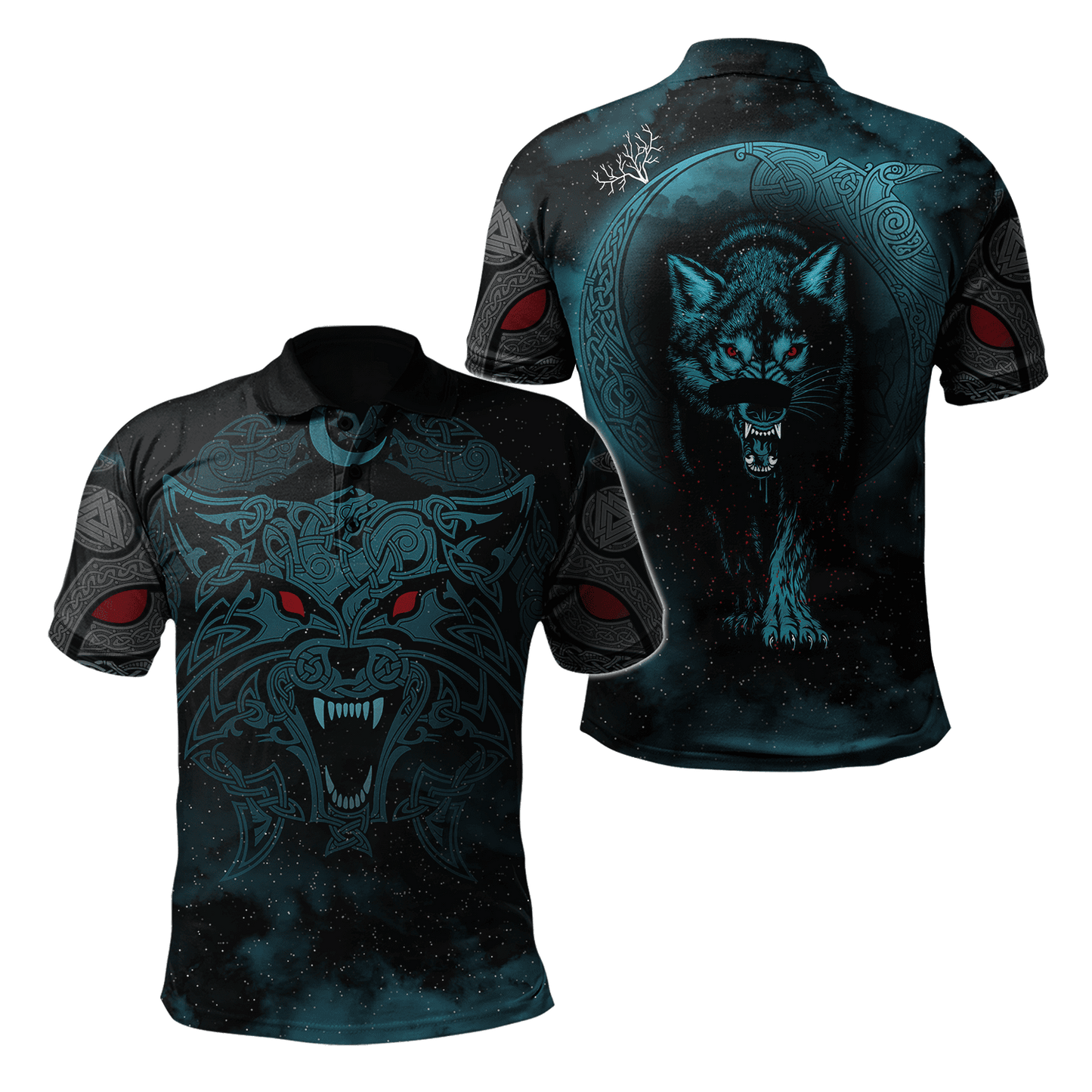 Wolf Viking 3D All Over Printed Unisex Shirts