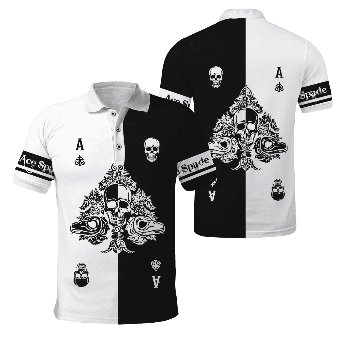 Ace Spade 3D All Over Printed Unisex Shirts