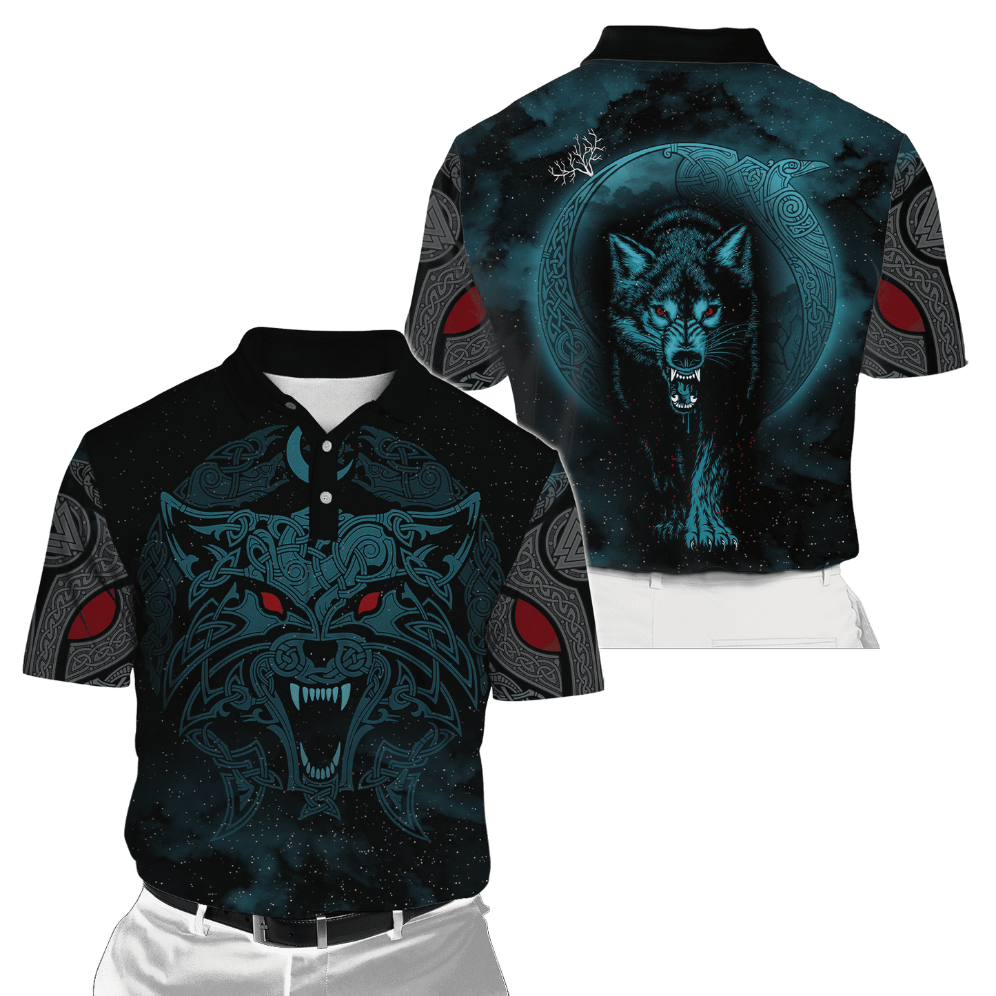 Wolf Viking 3D All Over Printed Unisex Shirts