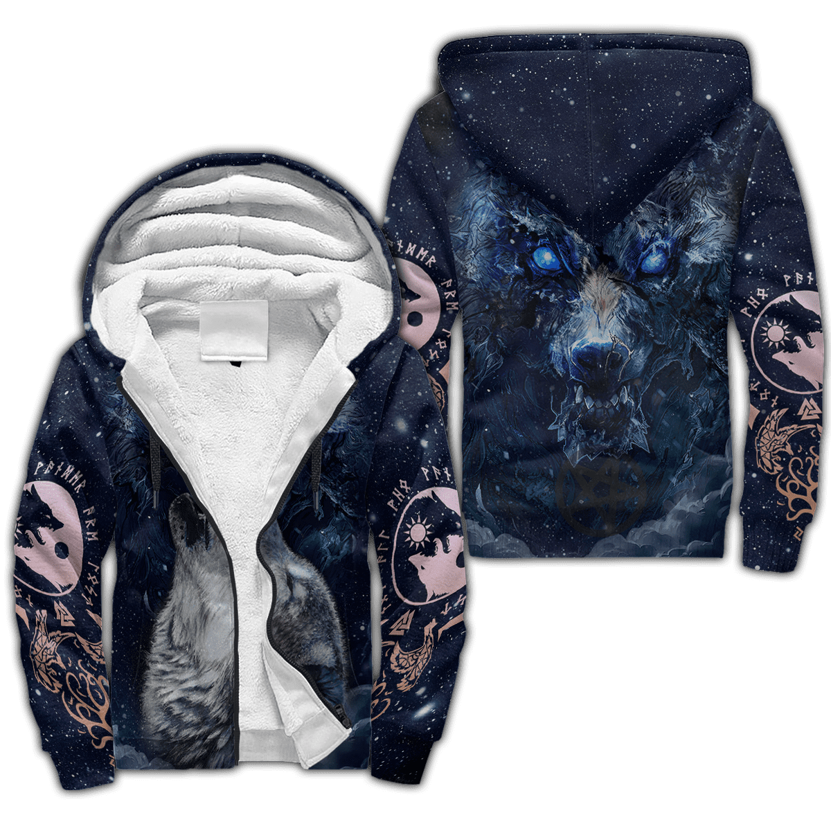 Wolf 3D All Over Printed Unisex Shirts